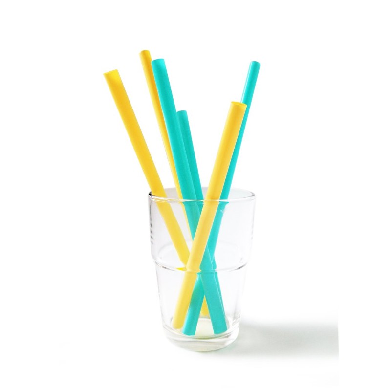 GoSili Silikids Kids' Reusable Silicone Straws (Pack of 6)